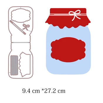 Making Jar Metal Cutting Dies New 2018 Stencils for DIY Scrapbooking Cards Making Craft Fun Decoration
Making Jar Metal Cutting Dies New 2018 Stencils for DIY Scrapbooking Cards Making Craft Fun Decoration
