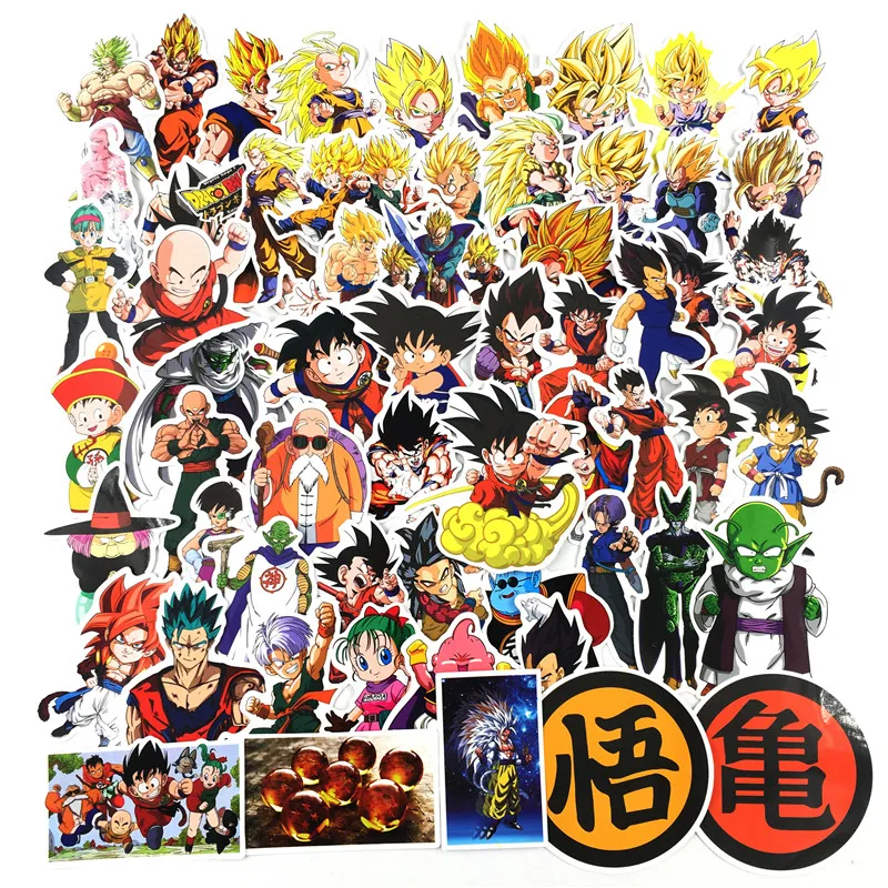 100Pcs PVC dragon ball Cartoon Sticker Doodle Sticker DIY Sticker Laptop Laptop Bike Refrigerator Car Snowboard
100Pcs PVC dragon ball Cartoon Sticker Doodle Sticker DIY Sticker Laptop Laptop Bike Refrigerator Car Snowboard
