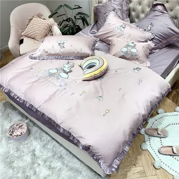 Unicorn Bedding Pink Purple Duvet cover Fitted Bed sheet for Girls Gifts 4/7Pieces Queen King size Bedding Set Ultra Soft Silky
Unicorn Bedding Pink Purple Duvet cover Fitted Bed sheet for Girls Gifts 4/7Pieces Queen King size Bedding Set Ultra Soft Silky