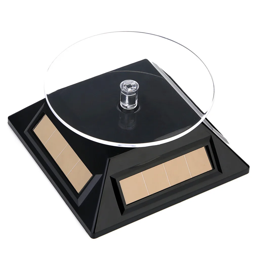Solar 360 Turntable Rotating Showcase Jewelry Watch Display Stand Mount digital cameras and other products of the display Holder
Solar 360 Turntable Rotating Showcase Jewelry Watch Display Stand Mount digital cameras and other products of the display Holder