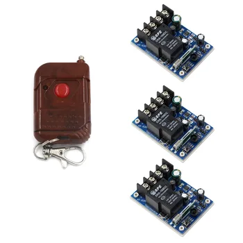 DC 12V-48V 1CH Relay Wireless Remote Control Switch Remote Switches System 3 Receiver & One Red Button Transmitter New
DC 12V-48V 1CH Relay Wireless Remote Control Switch Remote Switches System 3 Receiver & One Red Button Transmitter New