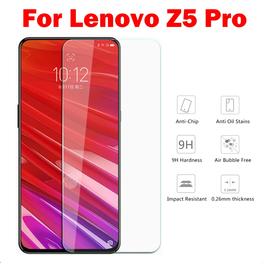 Закаленное стекло для Lenovo Z5 Pro защитное Lenova K5 C2 Plus Защитная пленка экрана против