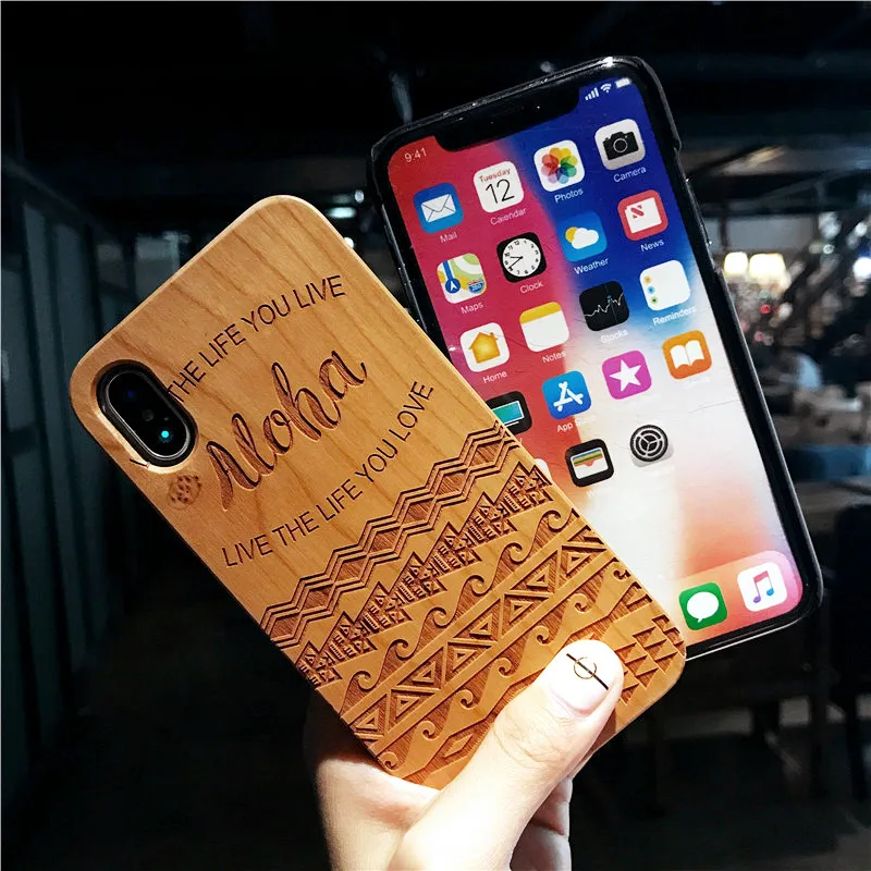 Novel Embossed Flower Pattern Wooden Phone Cases for iPhone XS 7 8PLUS X Wooden Unique Shock Customized Bamboo Phone Cover
Novel Embossed Flower Pattern Wooden Phone Cases for iPhone XS 7 8PLUS X Wooden Unique Shock Customized Bamboo Phone Cover