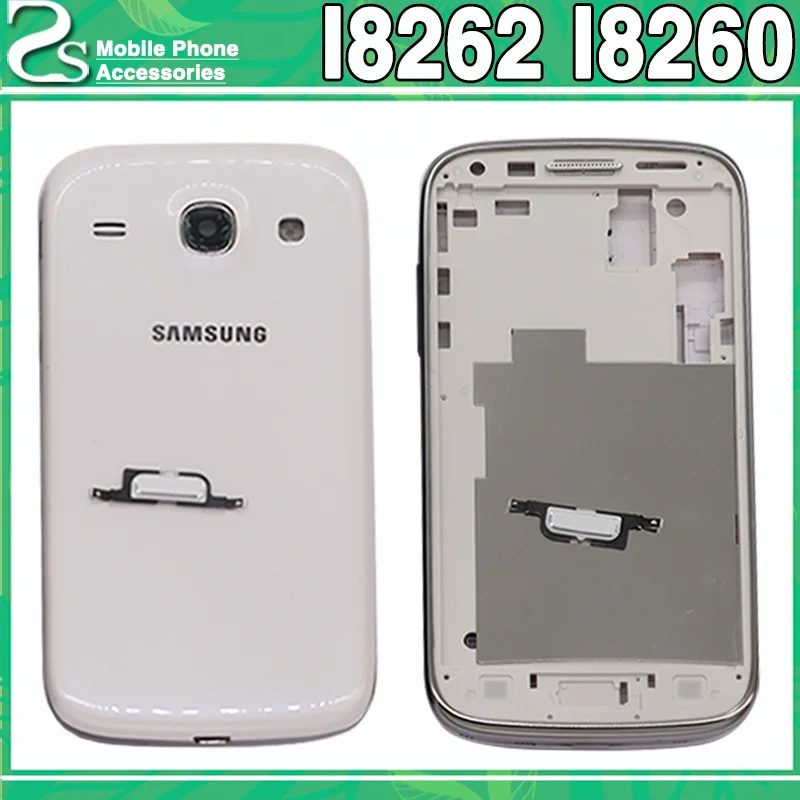 New i8262 Full Housing For Samsung Galaxy Core i8262 i8260 Front Frame Bezel Battery Back Cover Door Case With Side Buttons
New i8262 Full Housing For Samsung Galaxy Core i8262 i8260 Front Frame Bezel Battery Back Cover Door Case With Side Buttons