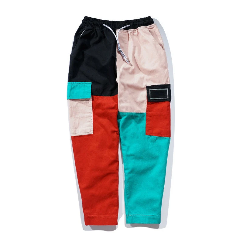 Hip Hop Pants Vintage Color Block Patchwork Pockets Cargo Harem Pant Streetwear Harajuku Jogger Sweatpant Cotton Trousers
Hip Hop Pants Vintage Color Block Patchwork Pockets Cargo Harem Pant Streetwear Harajuku Jogger Sweatpant Cotton Trousers