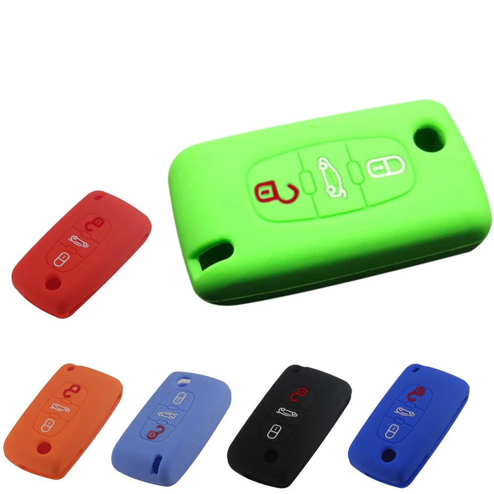 Remote 3 Buttons Key Fob Case Silicone Cover fit for CITROEN C2 C3 C4 C5 C6 Picasso
Remote 3 Buttons Key Fob Case Silicone Cover fit for CITROEN C2 C3 C4 C5 C6 Picasso