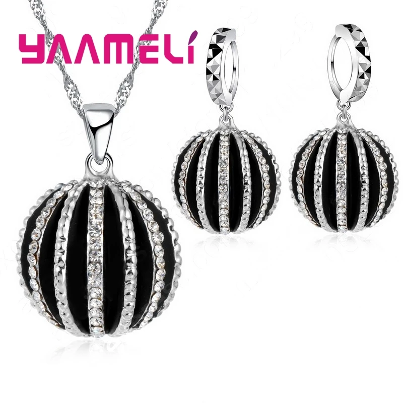 Elegant 925 Sterling Silver Jewelry Set For Women Girls Top Quality Wedding Anniversary Party Accessories Round Pendant Necklace
Elegant 925 Sterling Silver Jewelry Set For Women Girls Top Quality Wedding Anniversary Party Accessories Round Pendant Necklace