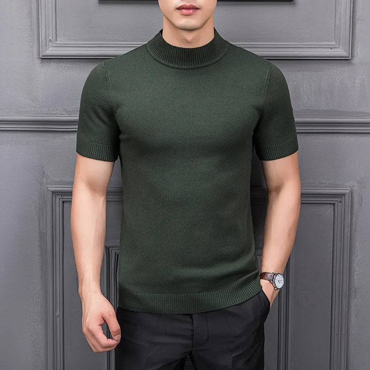 half sleeve turtleneck