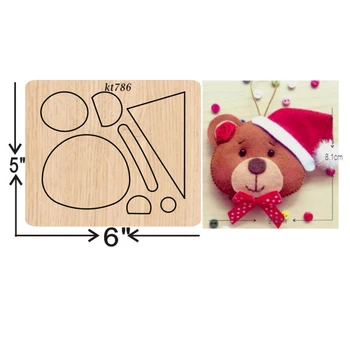 Christmas bear cutting dies 2019 new die cut &wooden dies Suitable for common die cutting machines on the market
Christmas bear cutting dies 2019 new die cut &wooden dies Suitable for common die cutting machines on the market