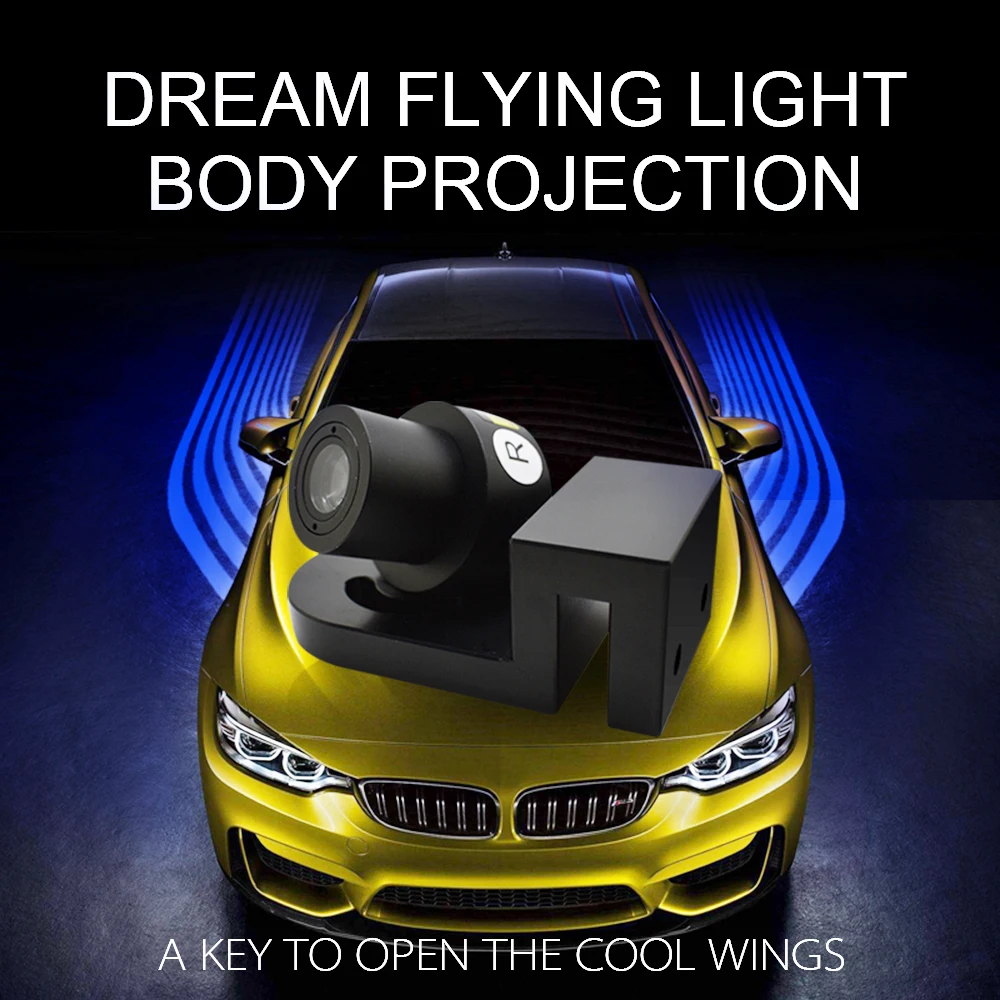 2Pcs Angel Wings Car Welcome Light Shadow Light Projector Car LED Door Warning Light Lamp Blue
2Pcs Angel Wings Car Welcome Light Shadow Light Projector Car LED Door Warning Light Lamp Blue