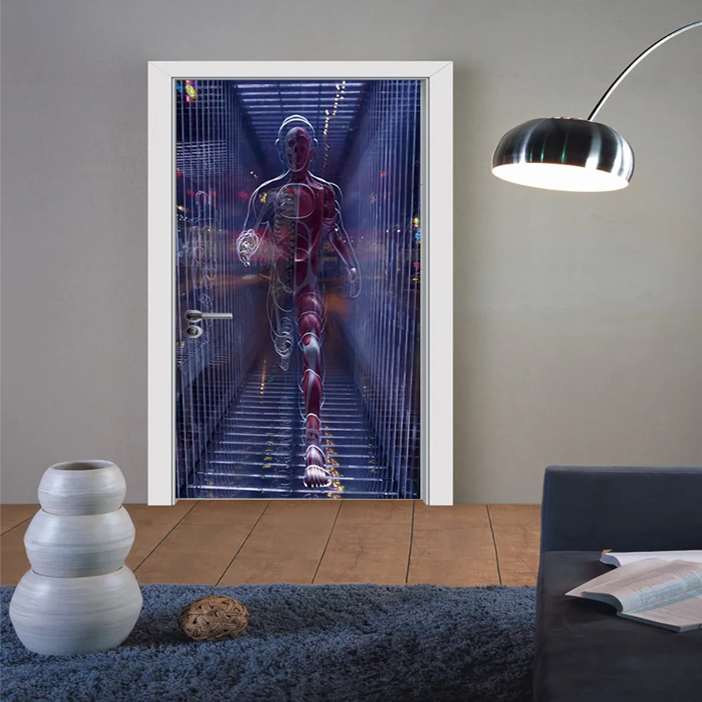 3D Space Door Stickers Bedroom Living Room Bathroom Door Stickers Decoration Stickers Waterproof Wall Stickers 
3D Space Door Stickers Bedroom Living Room Bathroom Door Stickers Decoration Stickers Waterproof Wall Stickers