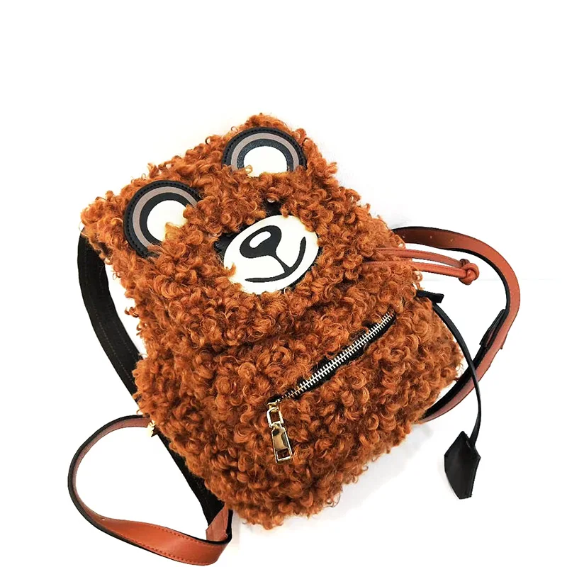 2018 autumn and winter new ladies net red backpack star with the ins super cute curls big ears bear shoulder bag
2018 autumn and winter new ladies net red backpack star with the ins super cute curls big ears bear shoulder bag