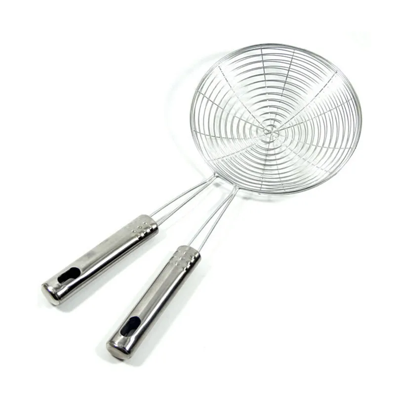 New Brand Kitchen Cooking Tool Small Skimmer Mesh Deep Fryer Oil Stainless Steel Frying Scoop
New Brand Kitchen Cooking Tool Small Skimmer Mesh Deep Fryer Oil Stainless Steel Frying Scoop
