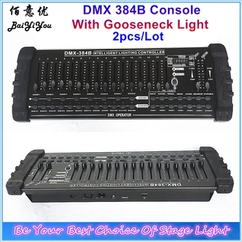 2x Good Quality DMX 384B Light Console Professional 384 Intelligent DMX Controller With Gooseneck Light For Disco DJ Club
2x Good Quality DMX 384B Light Console Professional 384 Intelligent DMX Controller With Gooseneck Light For Disco DJ Club