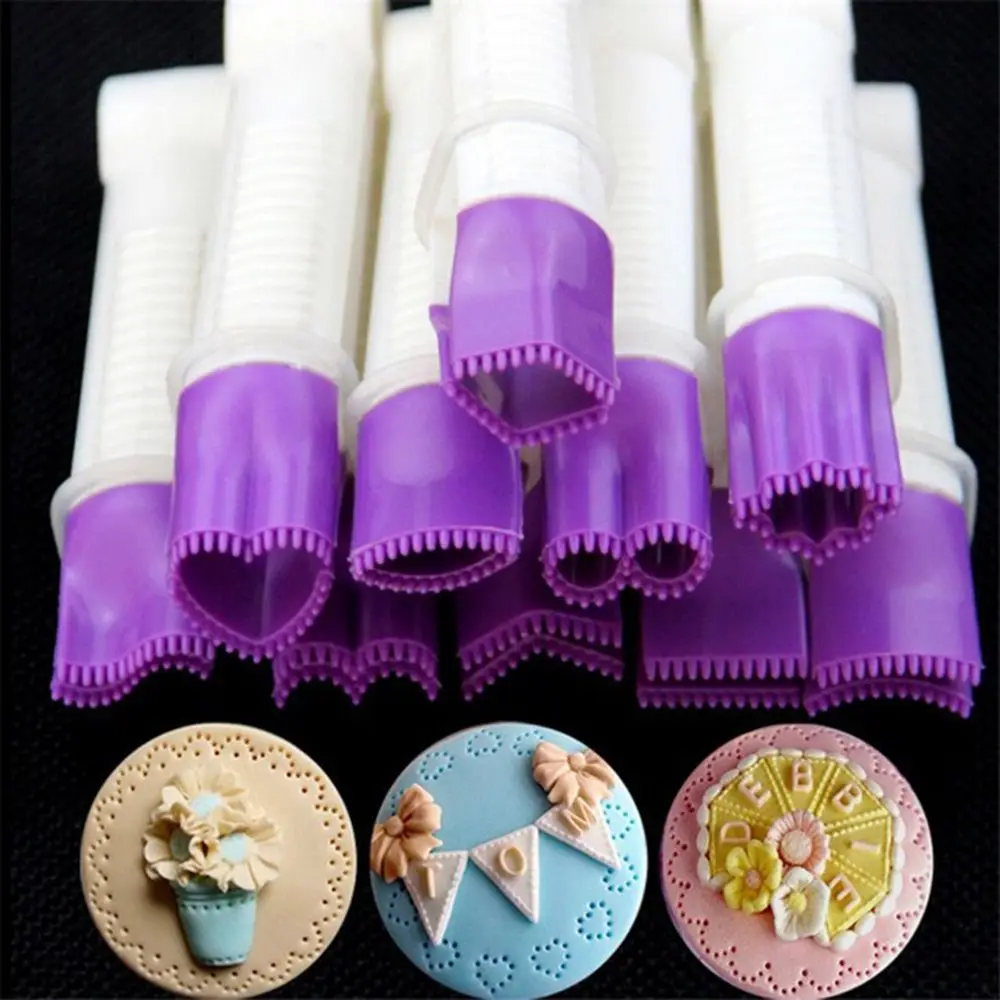 10 Pieces/Set Lace Edge Clip Fondant Cake Decorating Cutter Sugarcraft Gum Paste Tool Cupcake Cookie Kitchen Accessories
10 Pieces/Set Lace Edge Clip Fondant Cake Decorating Cutter Sugarcraft Gum Paste Tool Cupcake Cookie Kitchen Accessories