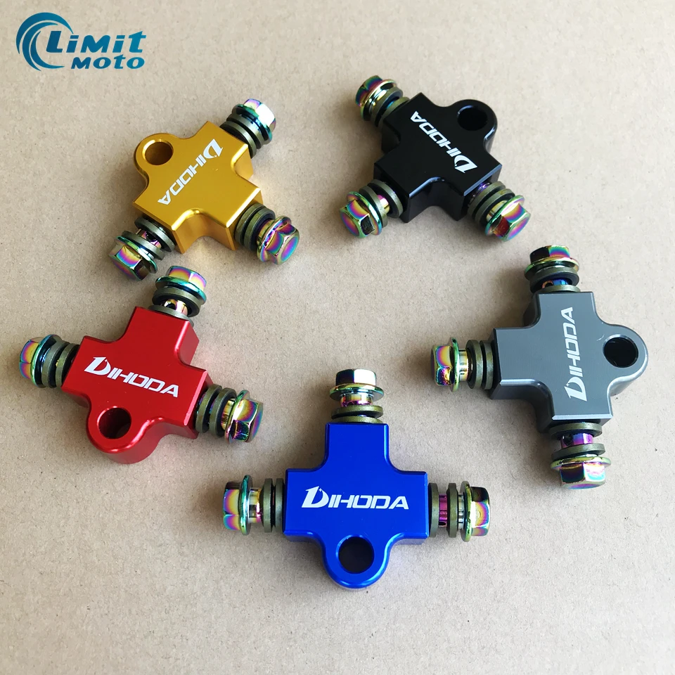 Motorcycle Hydraulic Brake oil Hose CNC Tee Connector / Tee Coupling Fitting For tubing bracket 3way Pipe Adapter modification
Motorcycle Hydraulic Brake oil Hose CNC Tee Connector / Tee Coupling Fitting For tubing bracket 3way Pipe Adapter modification