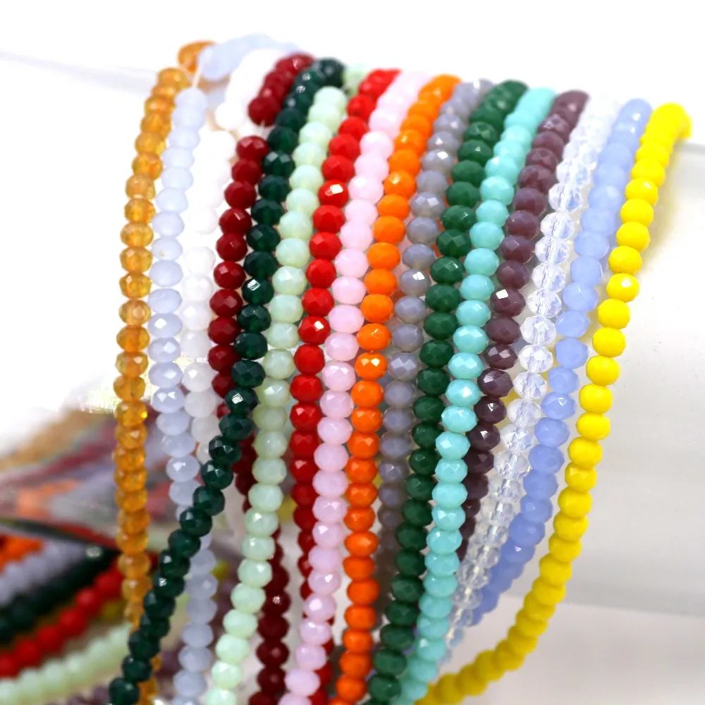 Rondelle Beads 3mm 148PCS/LOT Loose Crystal Beads Wholesale Mixed Colors Faceted Porcelain Tamaryo Beads for Bracelet Making 
Rondelle Beads 3mm 148PCS/LOT Loose Crystal Beads Wholesale Mixed Colors Faceted Porcelain Tamaryo Beads for Bracelet Making