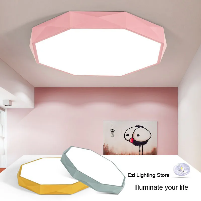 Nordic Creative LED ceiling lamp geometric polygon macarons ultra-thin 5cm thick ceiling light for children's room aisle balcony
Nordic Creative LED ceiling lamp geometric polygon macarons ultra-thin 5cm thick ceiling light for children's room aisle balcony