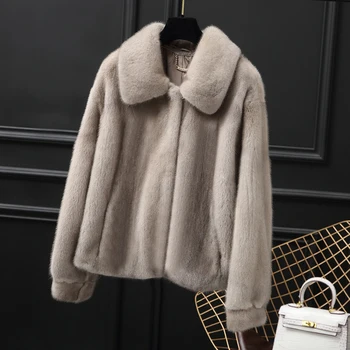 2019 winter new whole piece mink fur coat women's short lapels fashion generous mink fur coat
2019 winter new whole piece mink fur coat women's short lapels fashion generous mink fur coat
