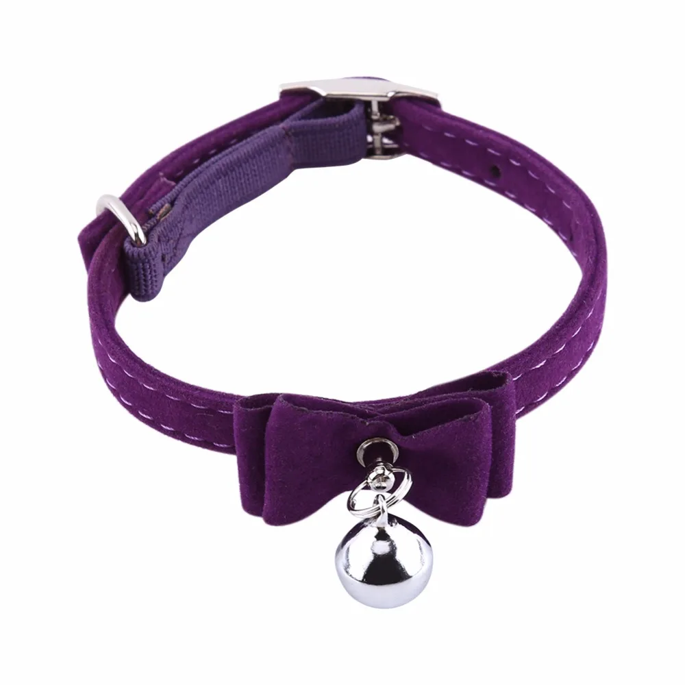 Adjustable Purple Bow Dog Collar Plush Bell Bowknot Buckle Cute Tie Neck Strap Puppy Cat Pet Necklace with bell
Adjustable Purple Bow Dog Collar Plush Bell Bowknot Buckle Cute Tie Neck Strap Puppy Cat Pet Necklace with bell