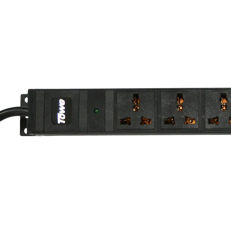 TOWE EN16/W1201 16A 12 WAYS universal GB2099.3 PDUs 19" Cabinet socket Horizontal/Vertical installation Power distribution Units
TOWE EN16/W1201 16A 12 WAYS universal GB2099.3 PDUs 19" Cabinet socket Horizontal/Vertical installation Power distribution Units