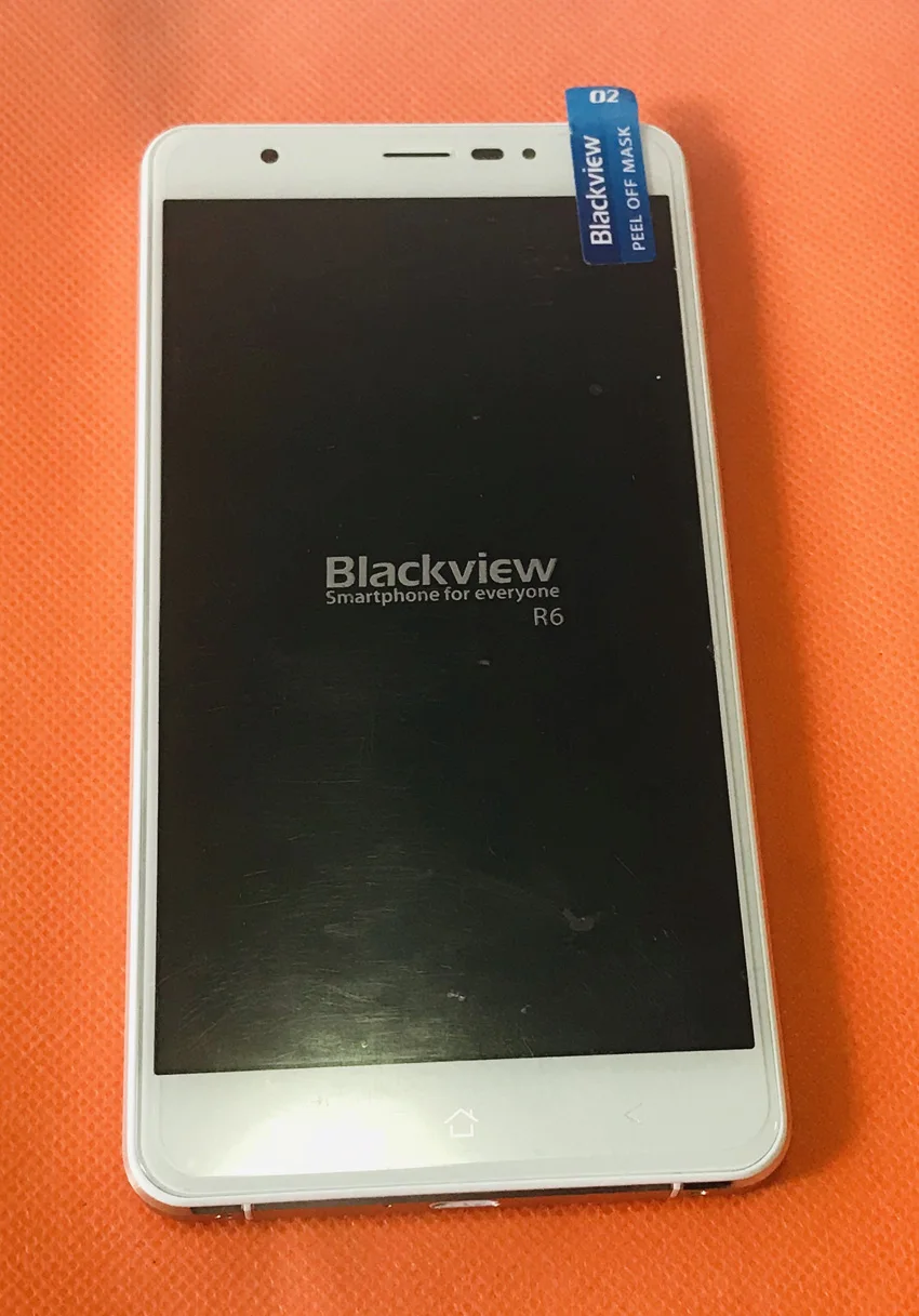 

Used Original Touch screen + LCD display+ Frame for Blackview R6 MTK6737 Quad Core 5.5inch FHD Free shipping