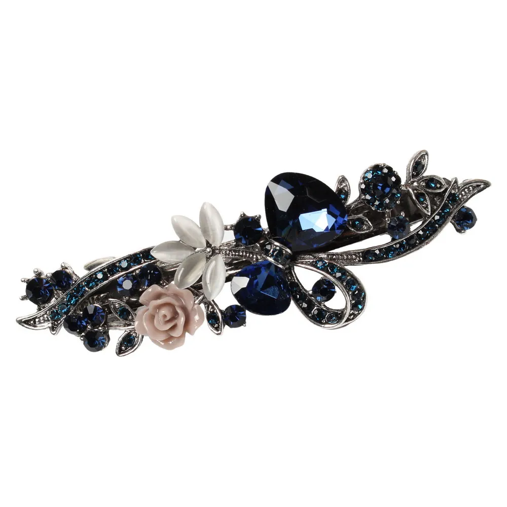 Vintage Crystal Alloy Barrettes Opal Leaf Resin Flower Headwear Jewelry For Women Girls Elegant Hair Clip Hair Accessories
Vintage Crystal Alloy Barrettes Opal Leaf Resin Flower Headwear Jewelry For Women Girls Elegant Hair Clip Hair Accessories