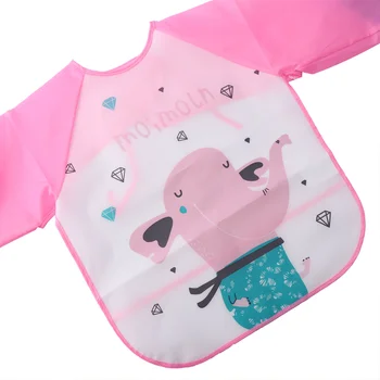 Baby Kids Toddler Waterproof Long Sleeve Burp Cloths Bibs EVA Apron Gown Cartoon animal Saliva shelter Feeding Smock Painting An 
Baby Kids Toddler Waterproof Long Sleeve Burp Cloths Bibs EVA Apron Gown Cartoon animal Saliva shelter Feeding Smock Painting An