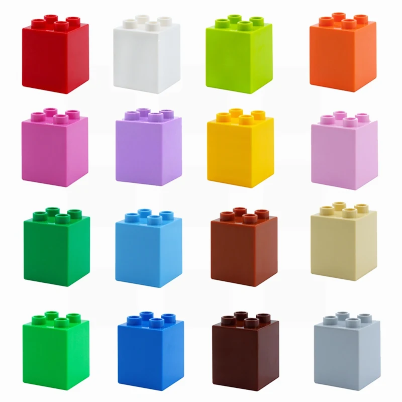 Legoing Duplo DIY Accessories 2*2 High Bricks Big Size MOC Sale Building Blocks Toys for Children Compatible with Duplo Blocks
Legoing Duplo DIY Accessories 2*2 High Bricks Big Size MOC Sale Building Blocks Toys for Children Compatible with Duplo Blocks