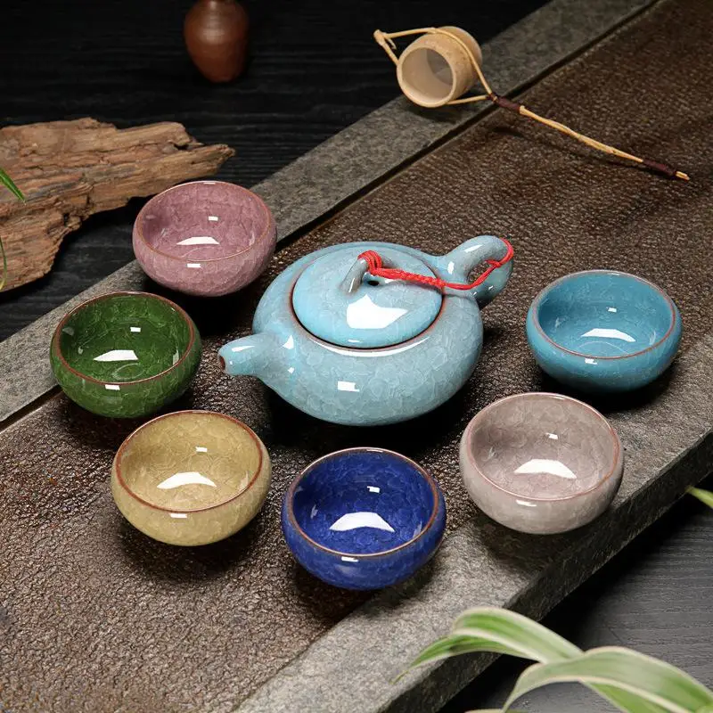 Chinese Ice Crack Celadon Kung Fu Tea Set Ceramic Teaware Set Family House Tea Cup Tea Sets Gaiwan Tea Pot Set For Christmas
Chinese Ice Crack Celadon Kung Fu Tea Set Ceramic Teaware Set Family House Tea Cup Tea Sets Gaiwan Tea Pot Set For Christmas