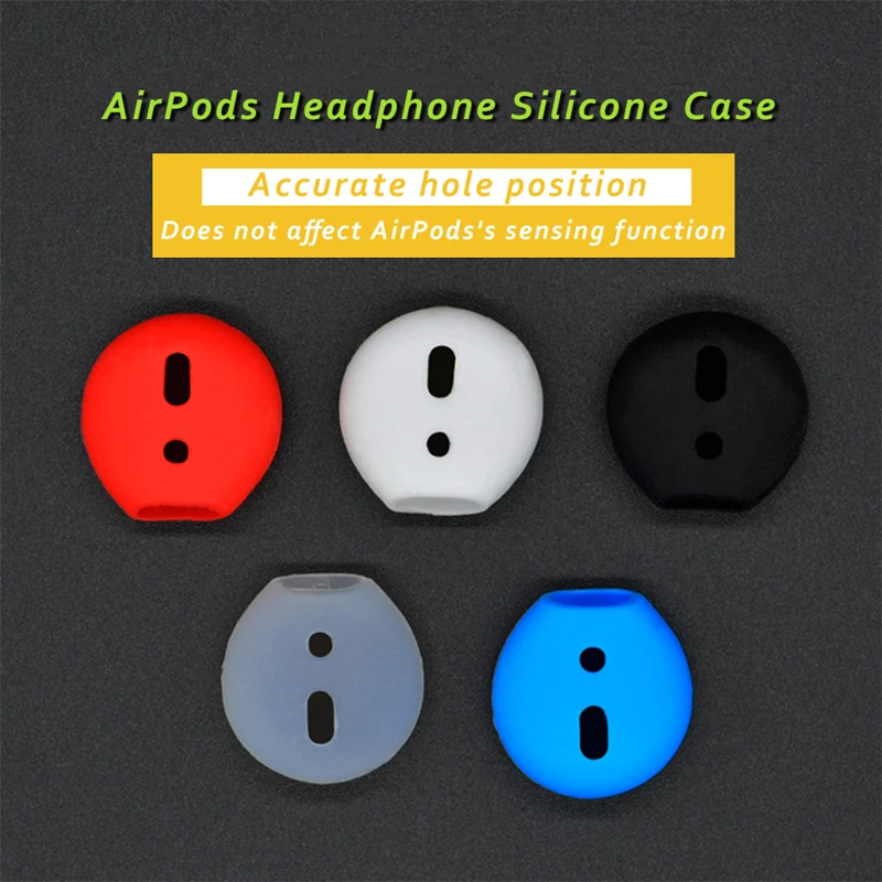 CASPTM 1 Pair of Earphone Replacement Earplug Protector Case Shockproof Soft Silicone Earbuds Case For Headset For Apple AirPods
CASPTM 1 Pair of Earphone Replacement Earplug Protector Case Shockproof Soft Silicone Earbuds Case For Headset For Apple AirPods