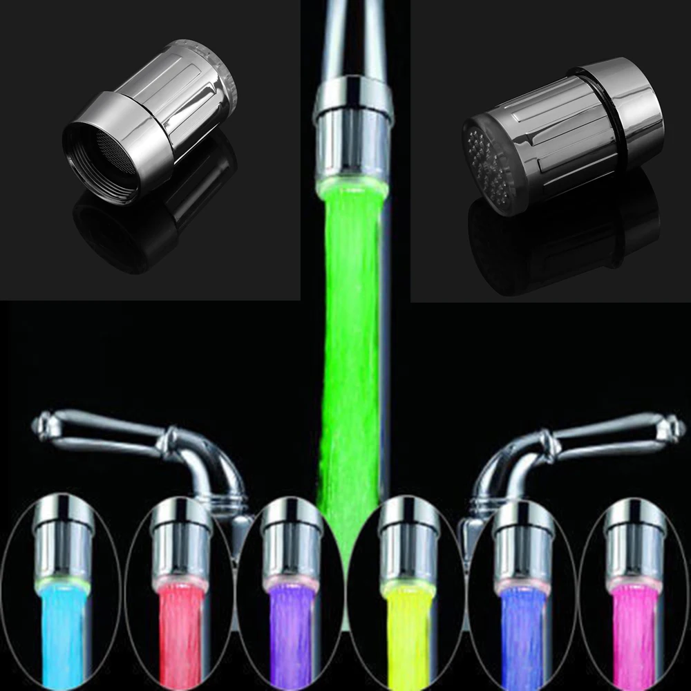 1PC Fantastic Automatically Glow LED Faucet Temperature Sensor Light RGB 3 Color Shower Kitchen Water Tap
1PC Fantastic Automatically Glow LED Faucet Temperature Sensor Light RGB 3 Color Shower Kitchen Water Tap