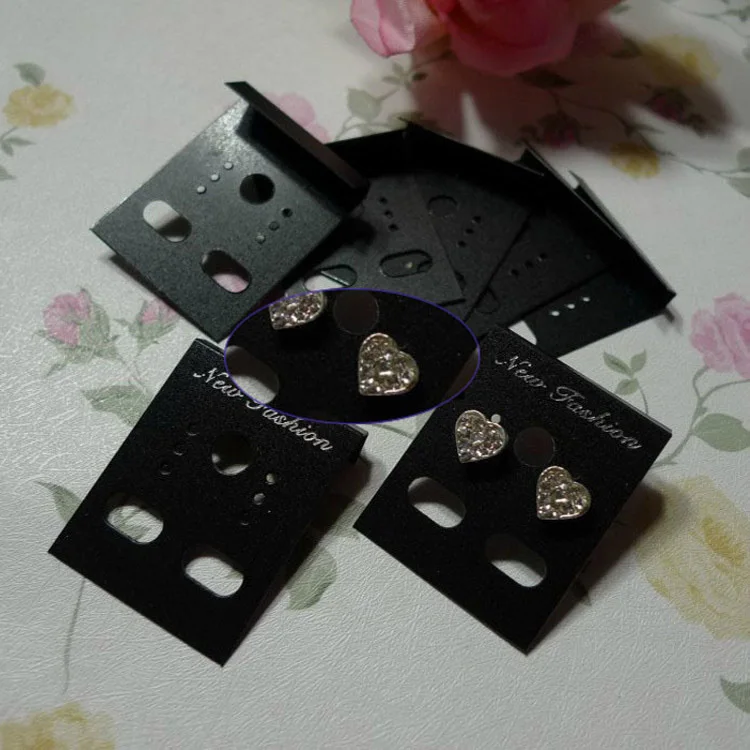 2017 New Arrival 100pcs Professional Plastic Earring Ear Studs Holder Display Hang Cards Black
2017 New Arrival 100pcs Professional Plastic Earring Ear Studs Holder Display Hang Cards Black