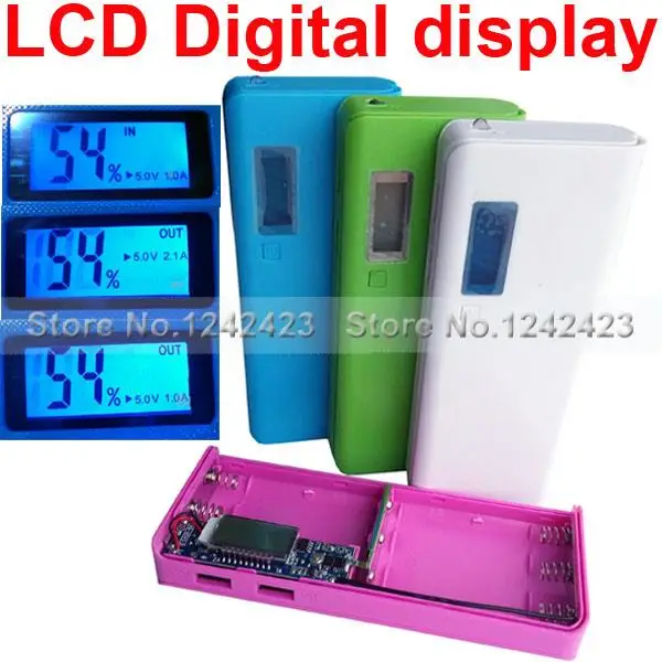 Newest DIY 5X18650 Power Bank Shell Box LCD Digital display mobile power supply case 5 x 18650 Battery Charger Box With Dual USB
Newest DIY 5X18650 Power Bank Shell Box LCD Digital display mobile power supply case 5 x 18650 Battery Charger Box With Dual USB