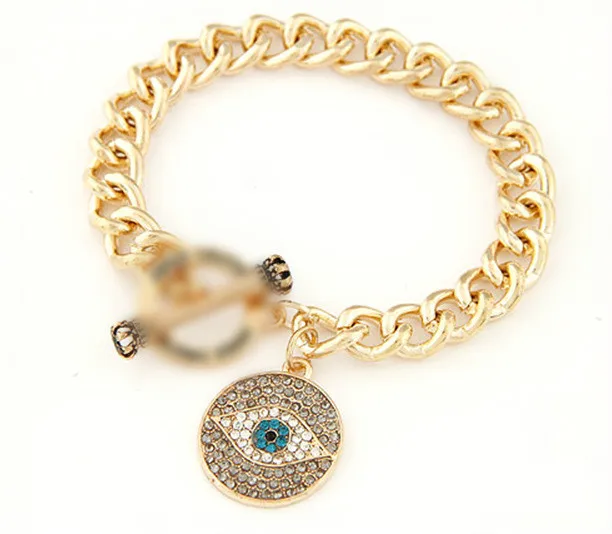 BRS005 Gold Lucky Rhinestone Fatima Hand Chain Bracelet Hamsa Blue Evil Eye Charm Crystal BangleHot Jewelry Bijoux Pulsera Mujer
BRS005 Gold Lucky Rhinestone Fatima Hand Chain Bracelet Hamsa Blue Evil Eye Charm Crystal BangleHot Jewelry Bijoux Pulsera Mujer