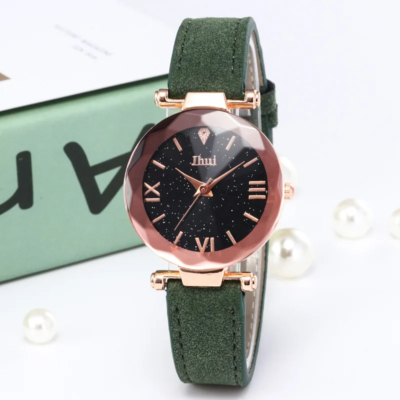 Изысканный Простой стиль женские часы Роскошные модные кварцевые наручные груза