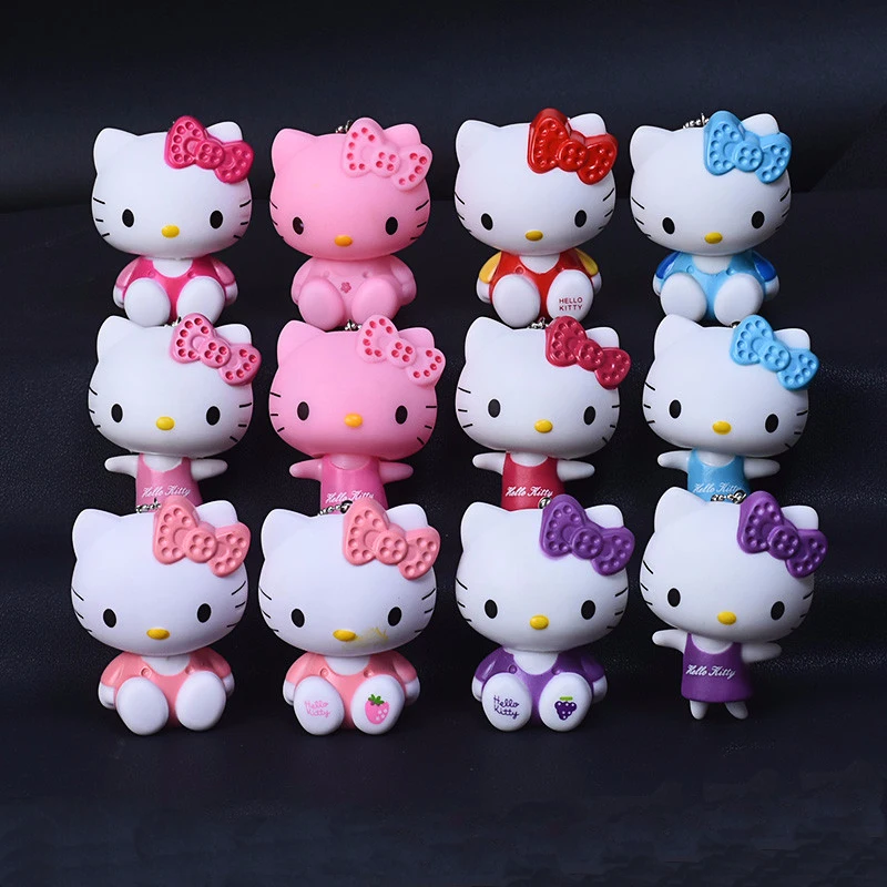 Cute Cartoon Anime KT Hello Kitty Cat Dolls Toy Key Chain Key Ring Holder Women Charm Bags Pendant Car Key Chains Accessories
Cute Cartoon Anime KT Hello Kitty Cat Dolls Toy Key Chain Key Ring Holder Women Charm Bags Pendant Car Key Chains Accessories