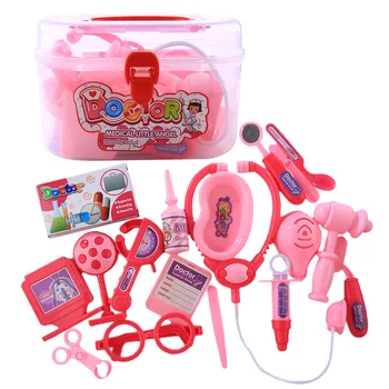NFSTRIKE 20 Pcs/Set Pretend Play Doctor Toy set Oval Shape with Storage Box Medical Equiment Tools Toys for Kids Children 2018
NFSTRIKE 20 Pcs/Set Pretend Play Doctor Toy set Oval Shape with Storage Box Medical Equiment Tools Toys for Kids Children 2018