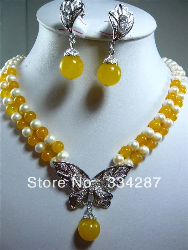6 color-2 row pearl yellow/blue/red/pink/green/purple jade Amethyst necklace set
6 color-2 row pearl yellow/blue/red/pink/green/purple jade Amethyst necklace set