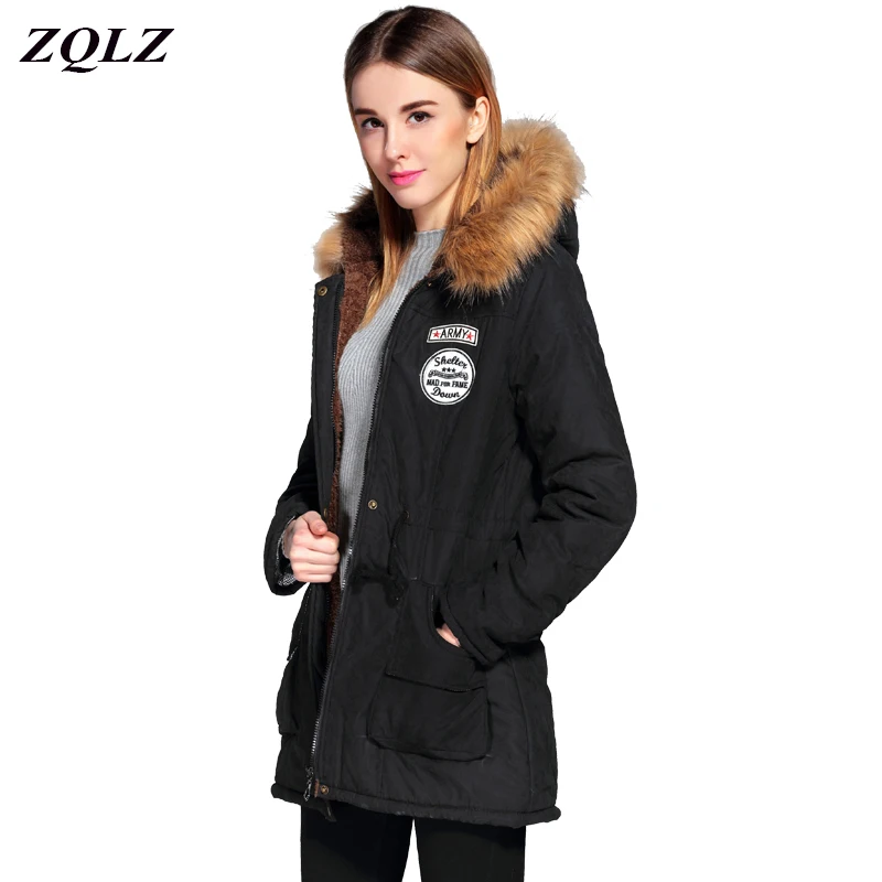 ZQLZ Winter Jacket Women Plus Size Hooded Faux Collar Parkas Mujer Invierno 2017 Casual Girl Cotton Coat Print Long Outwear
ZQLZ Winter Jacket Women Plus Size Hooded Faux Collar Parkas Mujer Invierno 2017 Casual Girl Cotton Coat Print Long Outwear