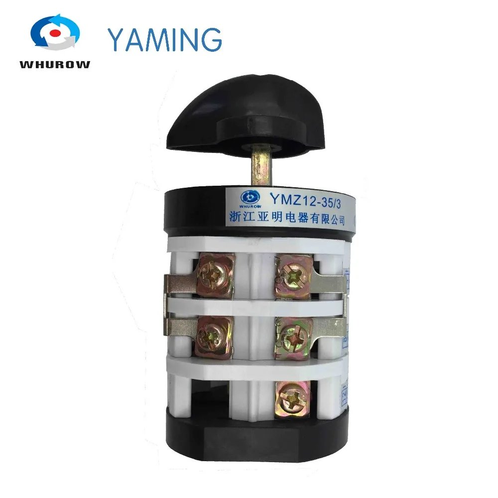 Yaming electric rotary changeover cam switch for tire changer machine tyre handler 32A 690V 3 phase switch YMZ12-35/3
Yaming electric rotary changeover cam switch for tire changer machine tyre handler 32A 690V 3 phase switch YMZ12-35/3