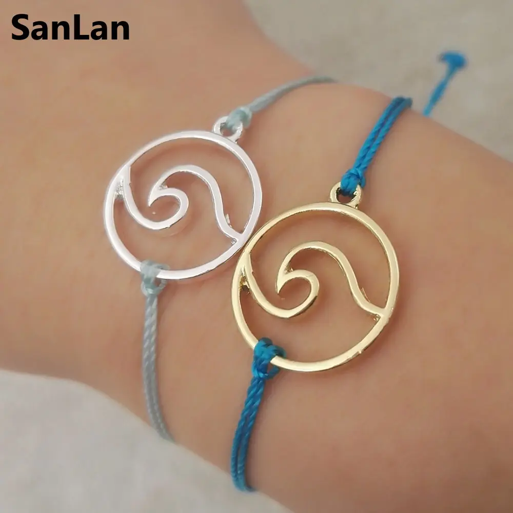 SanLan Fashion Dainty Sea Ocean DIY Wave Bracelet Beach simple Wave String Bracelets
SanLan Fashion Dainty Sea Ocean DIY Wave Bracelet Beach simple Wave String Bracelets