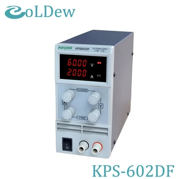 KPS602DF Adjustable High precision double LED display switch DC Power Supply protection function 60V2A 110V-230V 0.1V/0.001A EU
KPS602DF Adjustable High precision double LED display switch DC Power Supply protection function 60V2A 110V-230V 0.1V/0.001A EU