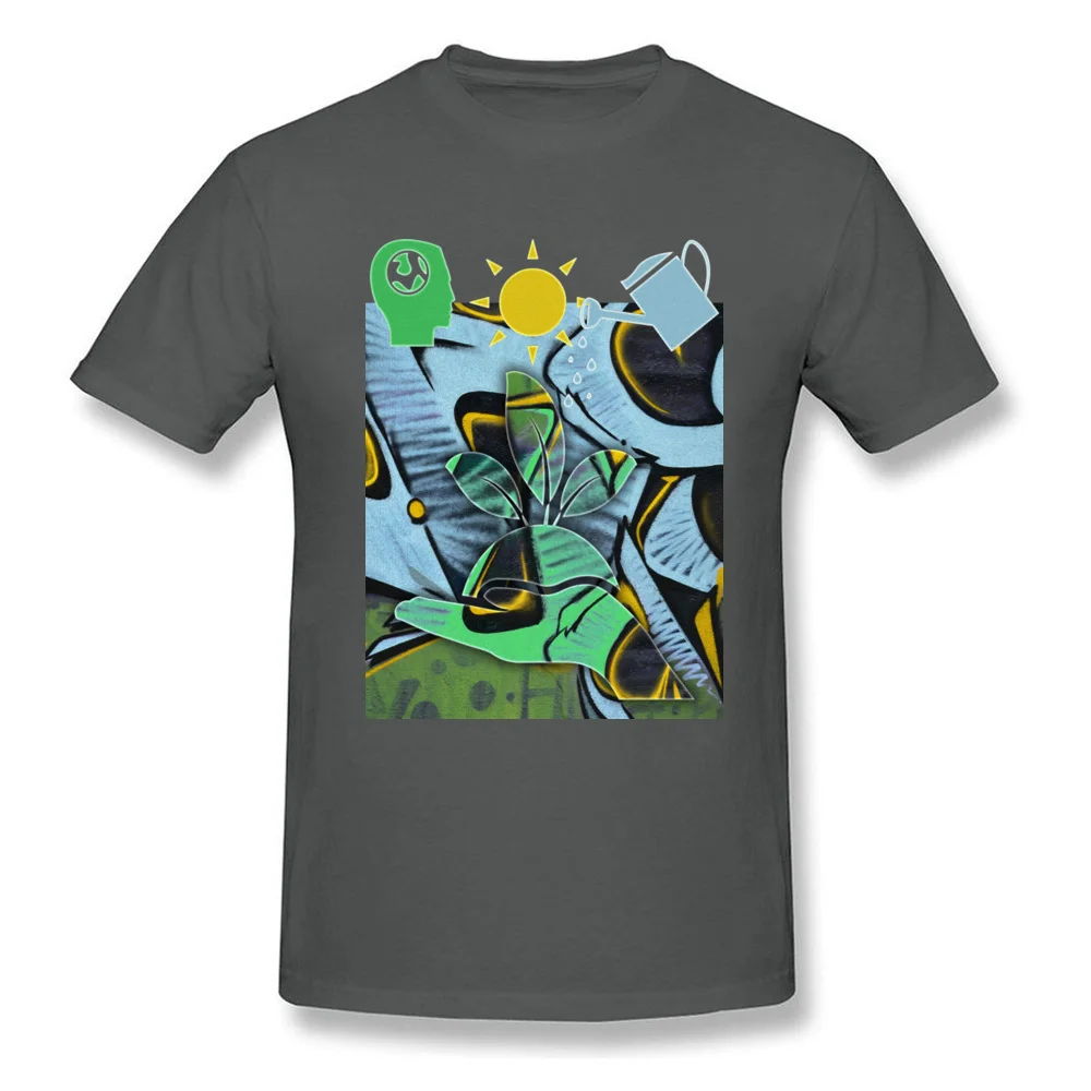 Brand GRAFFITI PLANTS ECO Street T Shirt Round Neck Cotton Fabric Men Tees Short Sleeve Autumn Street T Shirt Top Quality GRAFFITI PLANTS ECO carbon