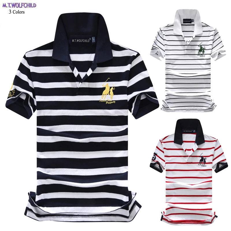 Good quality Mens Summer short sleeve striped polos shirts cotton casual mens turn-down collar polos shirts fashion slim tees
Good quality Mens Summer short sleeve striped polos shirts cotton casual mens turn-down collar polos shirts fashion slim tees