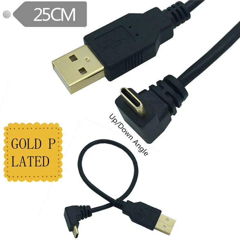 USB2.0 (Type-A) Male to USB3.1 (Type-C)Male Up & Down Angle USB Data Sync & Charge Cable Connector
USB2.0 (Type-A) Male to USB3.1 (Type-C)Male Up & Down Angle USB Data Sync & Charge Cable Connector