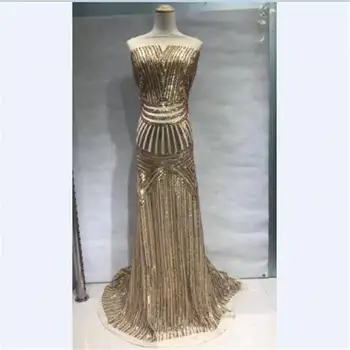 Gold Color Sequined French Tulle Lace for Party dresses Elegant Embroidery Mesh Net Lace with Sequins 30
Gold Color Sequined French Tulle Lace for Party dresses Elegant Embroidery Mesh Net Lace with Sequins 30