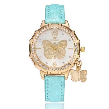 FUNIQUE Female Rhinestone Watch Butterfly Watch Quartz Analog Numerals Clock Reloj Mujer Women Cute Wrist Watch Dropshipping
FUNIQUE Female Rhinestone Watch Butterfly Watch Quartz Analog Numerals Clock Reloj Mujer Women Cute Wrist Watch Dropshipping