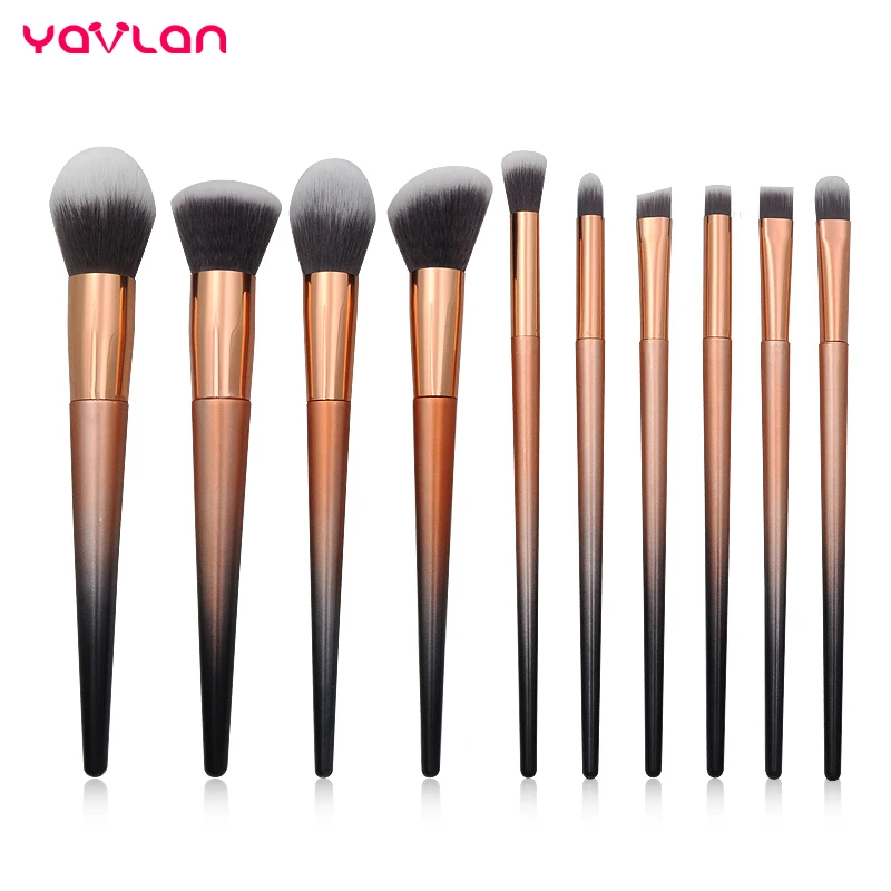 Yavlan 10pcs Makeup Brushes Eye Shadow Lip Eyebrow Contour Nasal Shadow Smudge Brush Highlighter Beauty Cosmetic Brush Kits
Yavlan 10pcs Makeup Brushes Eye Shadow Lip Eyebrow Contour Nasal Shadow Smudge Brush Highlighter Beauty Cosmetic Brush Kits
