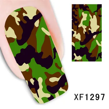 Camouflage design Water Transfer Nails Art Sticker decals lady women manicure tools Nail Wraps Decals wholesale
Camouflage design Water Transfer Nails Art Sticker decals lady women manicure tools Nail Wraps Decals wholesale